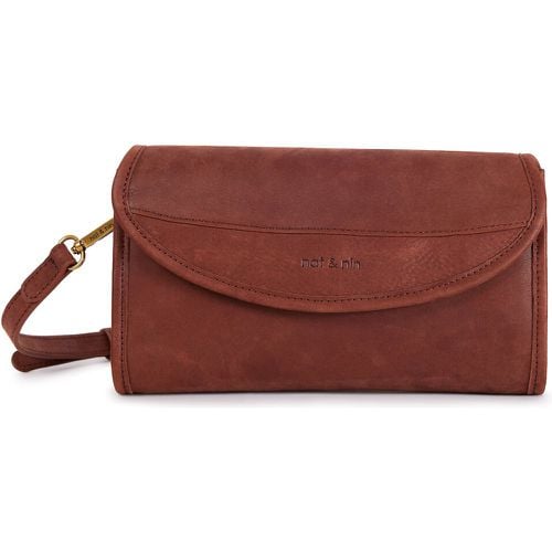 Sasha Leather Clutch Bag - NAT & NIN - Modalova