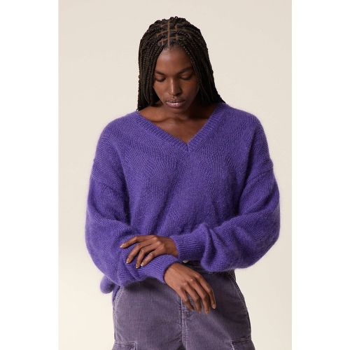 Malili Mohair Blend Jumper with V-Neck - LEON & HARPER - Modalova