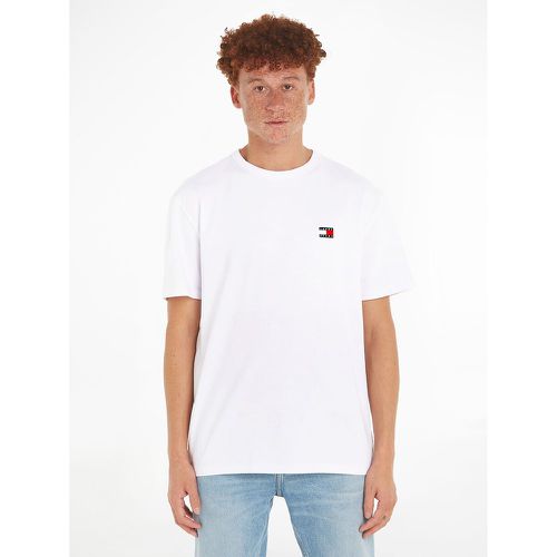 Cotton Badge Logo T-Shirt with Crew Neck - Tommy Jeans - Modalova