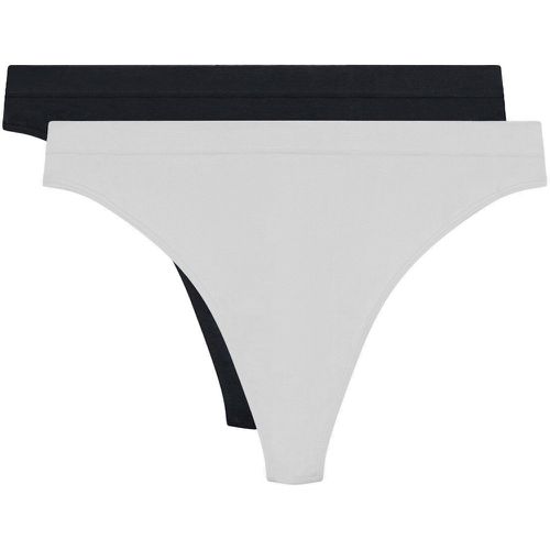 Pack of 2 Les Pockets Seamless Thongs - Dim - Modalova