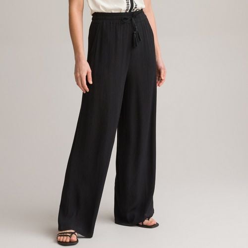 Crêpon Wide Leg Trousers, Length 30.5" - Anne weyburn - Modalova