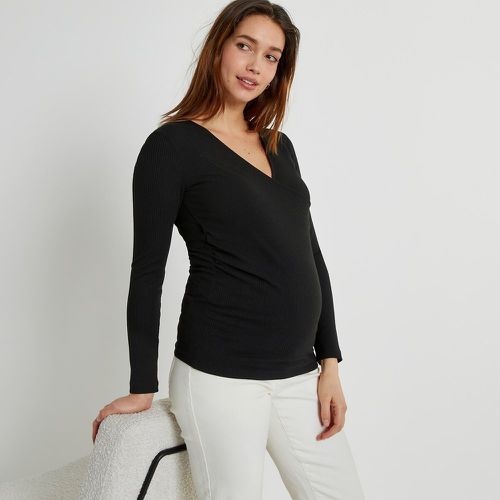 Crossover Maternity/Nursing T-Shirt - LA REDOUTE COLLECTIONS - Modalova