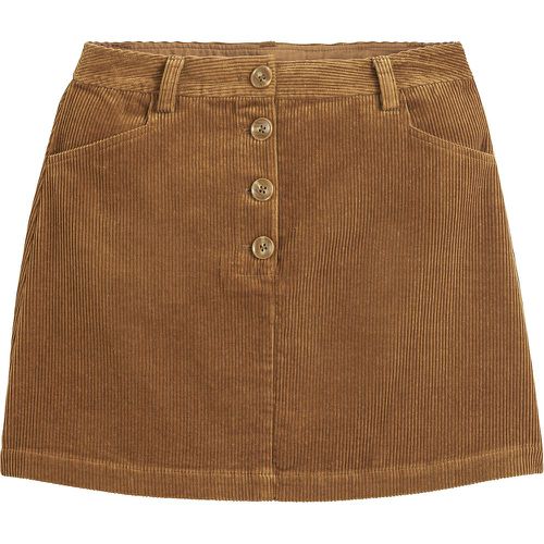 Corduroy Straight Mini Skirt - LA REDOUTE COLLECTIONS - Modalova