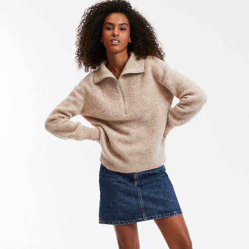 Half Zip Jumper in Wool/Alpaca Mix - LA REDOUTE COLLECTIONS - Modalova