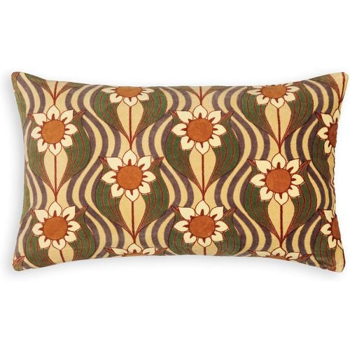 Annie Rectangular Floral 100% Cotton Velvet Cushion Cover - LA REDOUTE INTERIEURS - Modalova