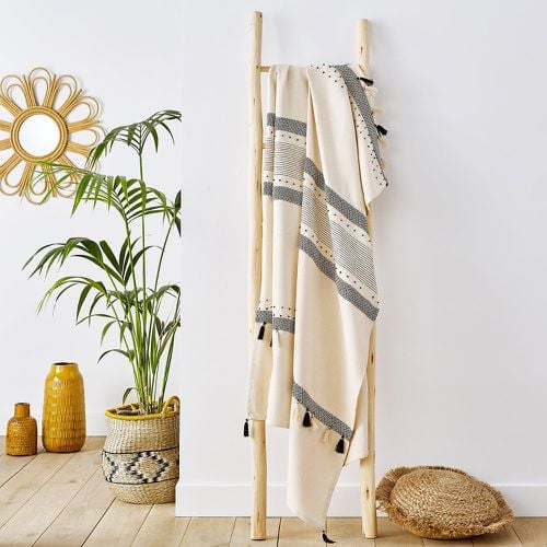 Parfecto Ecru 100% Cotton Blanket - LA REDOUTE INTERIEURS - Modalova