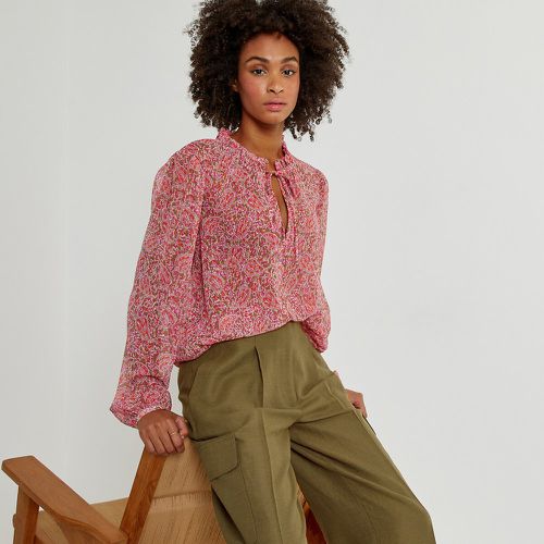 Paisley Print Blouse with Ruffled Collar - LA REDOUTE COLLECTIONS - Modalova