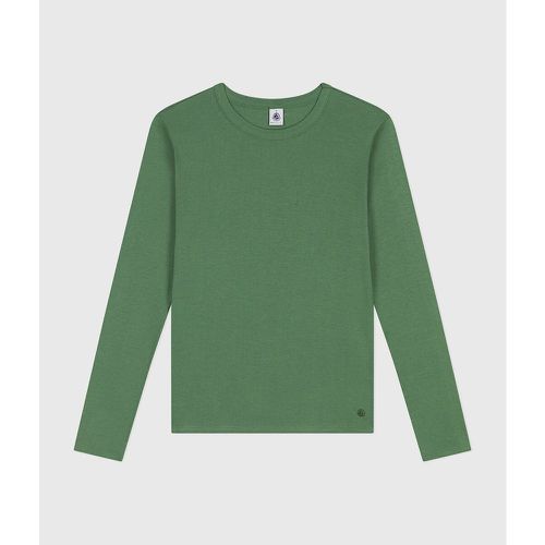 Iconic Cotton T-Shirt with Long Sleeves - PETIT BATEAU - Modalova