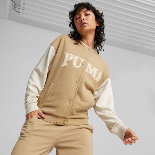 Squad Track Jacket with Logo Print in Cotton Mix - Puma - Modalova