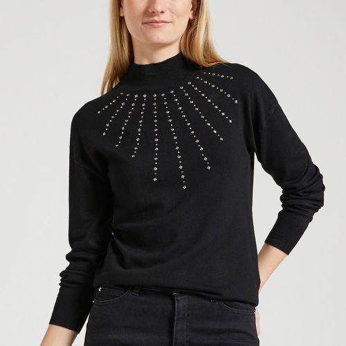 Rhinestone Funnel Neck Jumper - Naf Naf - Modalova