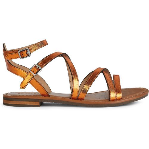 Sozy Leather Flat Sandals - Geox - Modalova