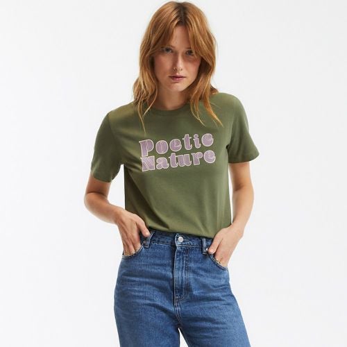 Cotton Crew Neck T-Shirt with Short Sleeves - LA REDOUTE COLLECTIONS - Modalova