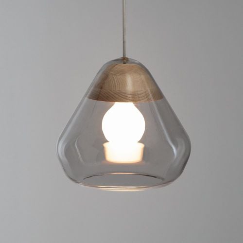 Nasoa 30cm Diameter Ash & Glass Ceiling Light - LA REDOUTE INTERIEURS - Modalova