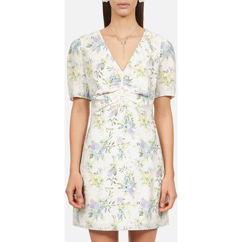 Cotton Wrapover Mini Dress with Short Sleeves - THE KOOPLES - Modalova