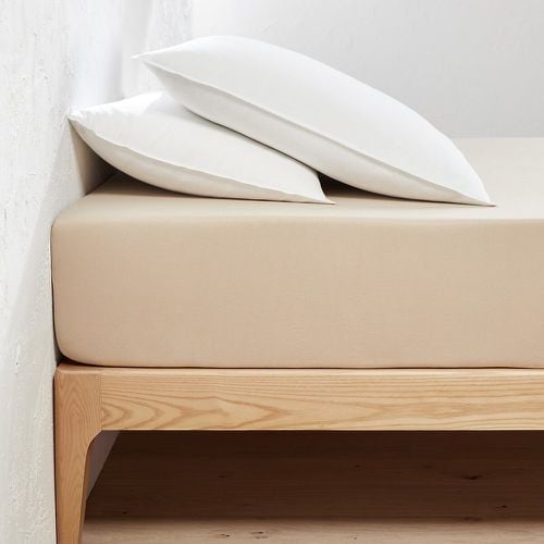 Scenario 25cm High 30% Recycled Cotton Jersey Fitted Sheet - LA REDOUTE INTERIEURS - Modalova