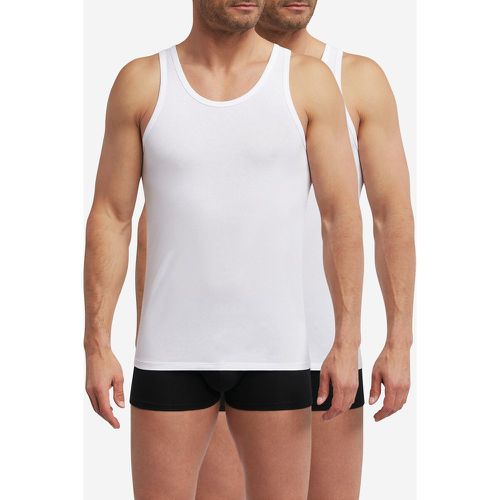 Pack of 2 Regul'Activ Vest Tops in Cotton - Dim - Modalova