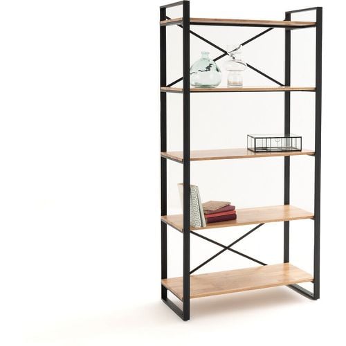 Hiba Solid Oak & Steel Shelving Unit - LA REDOUTE INTERIEURS - Modalova