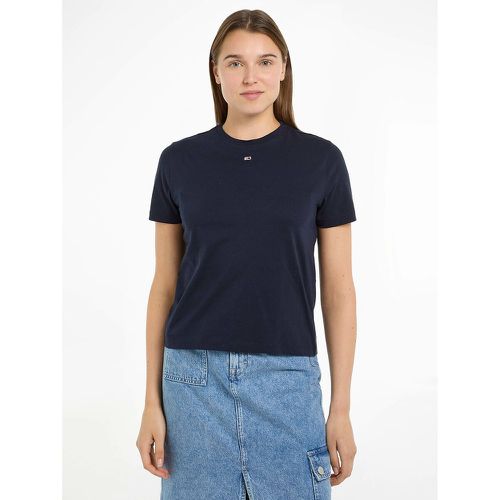 Cotton Logo Print T-Shirt with Short Sleeves - Tommy Jeans - Modalova