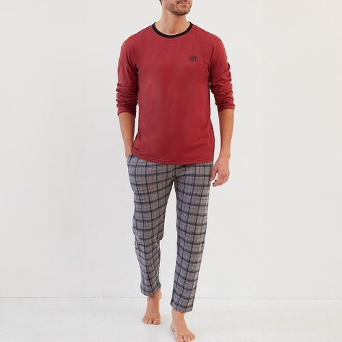 Cotton Crew Neck Pyjamas with Long Sleeves - DODO - Modalova