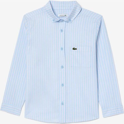 Striped Cotton Shirt with Long Sleeves - Lacoste - Modalova