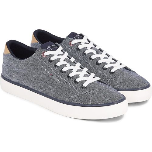 Linen Chambray Vulcanized Trainers - Tommy Hilfiger - Modalova