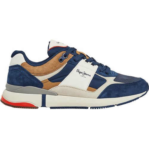 London Pro Mesh Low Top Trainers in Suede - Pepe Jeans - Modalova