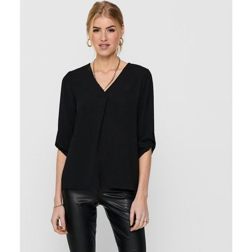 V-Neck Blouse with 3/4 Length Sleeves - JDY - Modalova