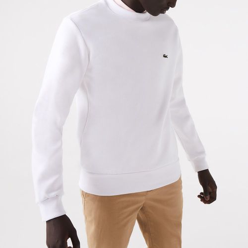 Cotton Blend Sweatshirt with Crew Neck - Lacoste - Modalova