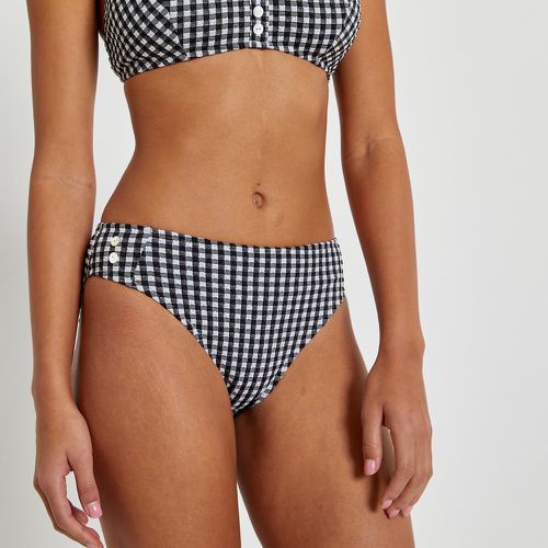 Gingham Seersucker Bikini Bottoms - LA REDOUTE COLLECTIONS - Modalova