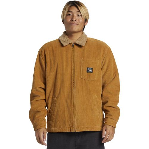 Faux Fur Collar Coat - Quiksilver - Modalova