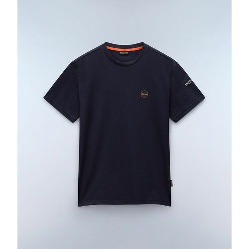 Cotton Badge T-Shirt with Short Sleeves - Napapijri - Modalova