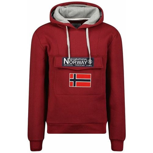 Gadrien Logo Print Hoodie - geographical norway - Modalova