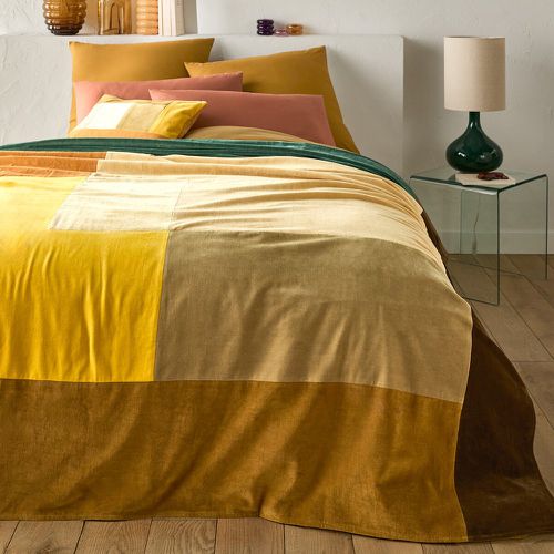 Tadeo Cotton Velvet Patchwork Quilt - LA REDOUTE INTERIEURS - Modalova