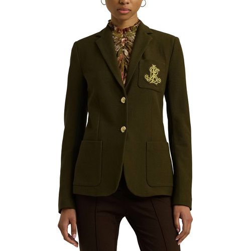 Anfisa Straight Fit Blazer in Cotton - Lauren Ralph Lauren - Modalova