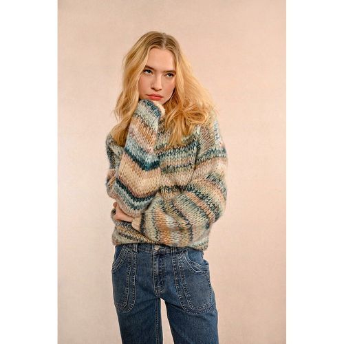 Chunky Knit Jumper in Tie Dye Print - MOLLY BRACKEN - Modalova