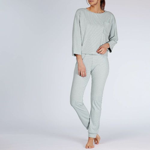 Snug Ribbed Lounge Pyjamas - MELISSA BROWN - Modalova