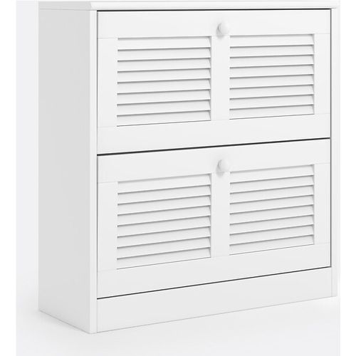 Mayor Shoe Cabinet with 2 Pull-Down Doors - SO'HOME - Modalova