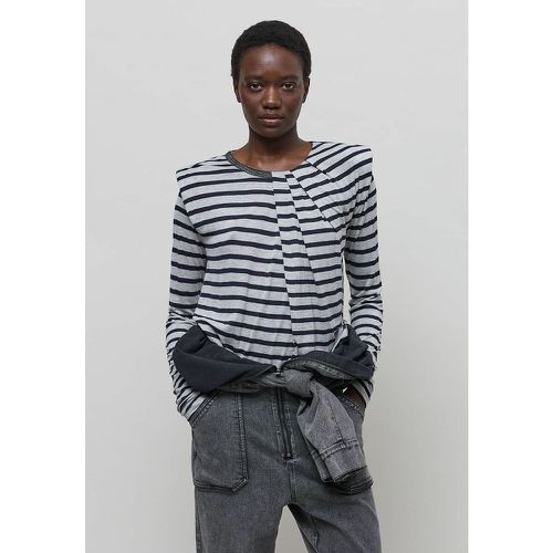 Breton Striped T-Shirt with Crew Neck and Long Sleeves - IKKS - Modalova