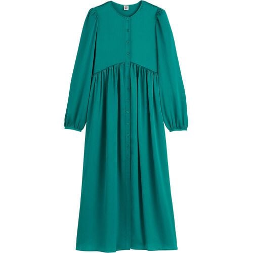 Full Buttoned Maxi Dress with Long Sleeves - LA REDOUTE COLLECTIONS - Modalova