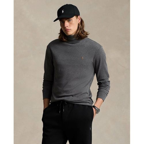 Cotton High Neck T-Shirt with Long Sleeves - Polo Ralph Lauren - Modalova