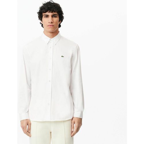 Plain Premium Cotton Shirt, Regular Fit - Lacoste - Modalova