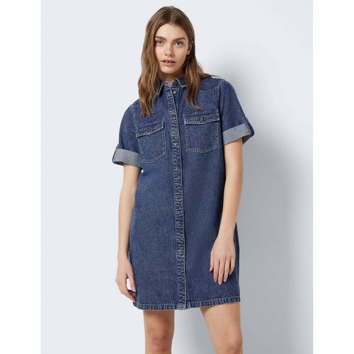 Denim Mini Shirt Dress - Noisy May - Modalova