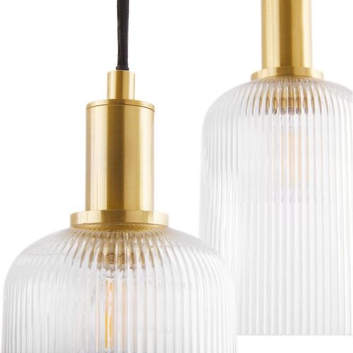 Bogota and Striated Glass Cluster Ceiling Light - LA REDOUTE INTERIEURS - Modalova