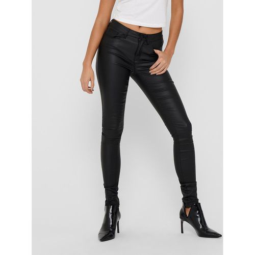 Coated Skinny Trousers - Only - Modalova