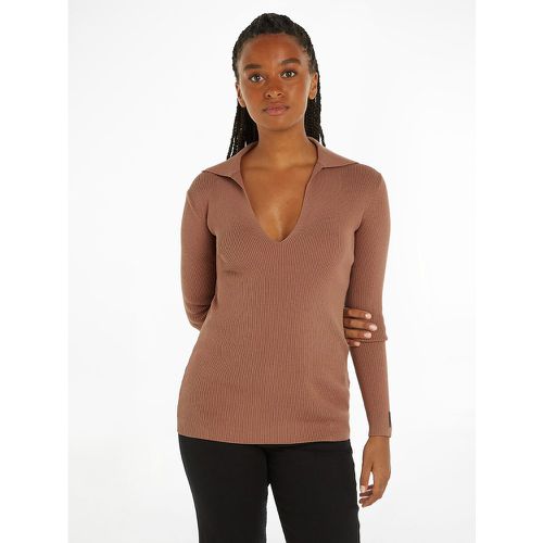 Bodycon Polo Jumper - Calvin Klein - Modalova