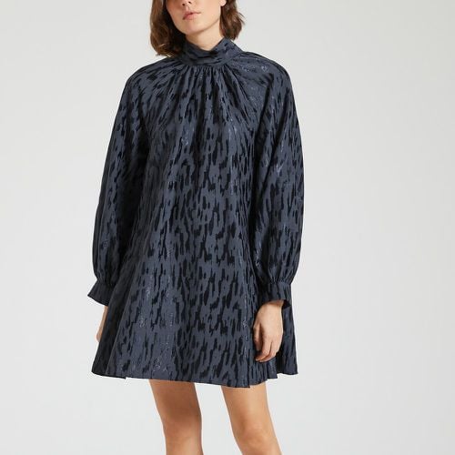 Tebbali Jacquard Mini Dress with Long Sleeves - SAMSOE AND SAMSOE - Modalova