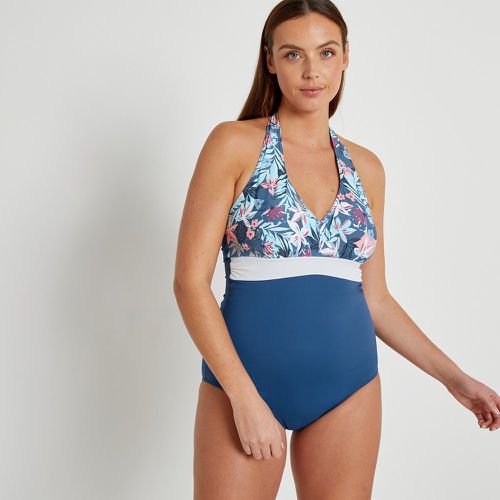 Tummy Toning Halterneck Swimsuit - LA REDOUTE COLLECTIONS PLUS - Modalova