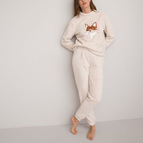 Embroidered Sherpa Pyjamas - LA REDOUTE COLLECTIONS - Modalova