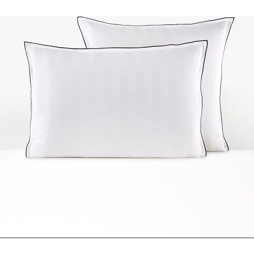 Victor Striped 100% Washed Cotton Satin 300 Thread Count Pillowcase - LA REDOUTE INTERIEURS - Modalova