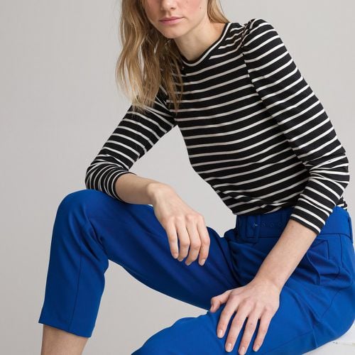 Striped Crew Neck T-Shirt - LA REDOUTE COLLECTIONS - Modalova